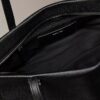 Emblem Logo Hardware Pebble Tote Bag