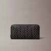 Emblem Logo Long Zip Wallet Emblem Logo Long Zip Wallet