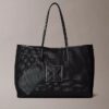 Emblem Logo Mesh Large Tote Bag