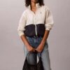 Emblem Logo Mesh Shoulder Bag Emblem Logo Mesh Shoulder Bag