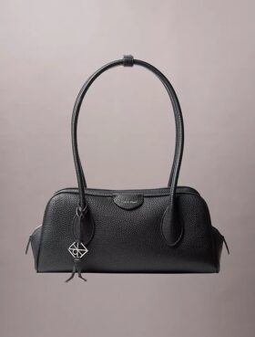 Emblem Logo Shoulder Bag