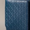 Embossed Allover Emblem Logo Zip Wallet
