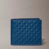 Embossed Allover Monogram Bifold Wallet with Coin Pouch