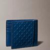 Embossed Allover Monogram Bifold Wallet with Coin Pouch