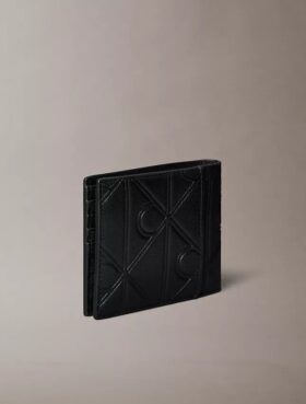 Embossed Emblem Logo Bifold Wallet