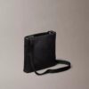Embossed Emblem Logo Crossbody Bag