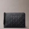 Embossed Emblem Logo Pouch