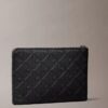 Embossed Emblem Logo Pouch