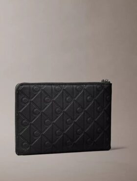 Embossed Emblem Logo Pouch