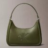 Embossed Monogram Shoulder Bag