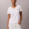 Embroidered Ck Crest V-Neck Tee Embroidered Ck Crest V-Neck Tee
