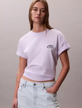 Embroidered Logo Graphic Boxy T-Shirt Embroidered Logo Graphic Boxy T-Shirt