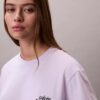 Embroidered Logo Graphic Boxy T-Shirt