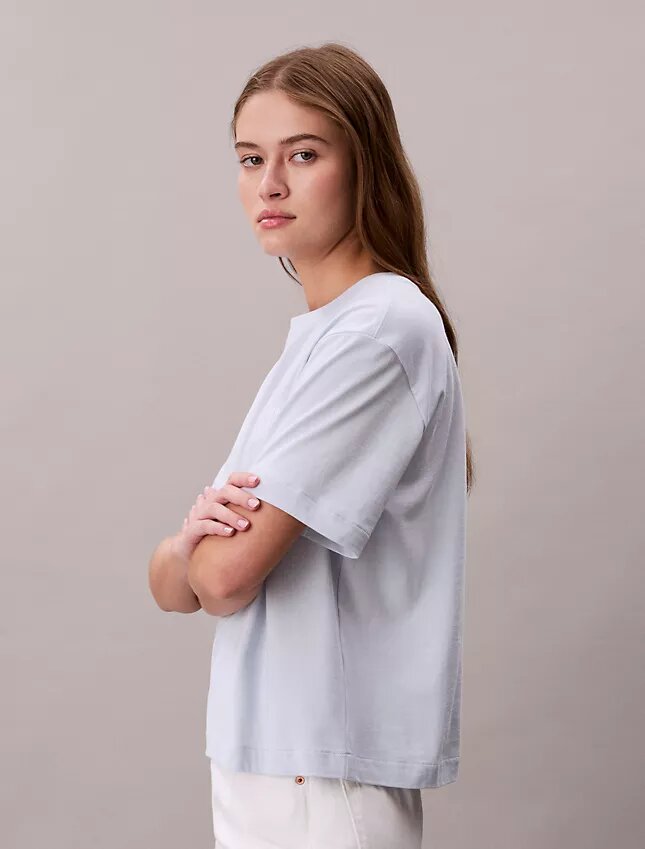 Embroidered Logo Graphic Boxy T-Shirt Embroidered Logo Graphic Boxy T-Shirt