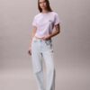 Embroidered Logo Graphic Boxy T-Shirt