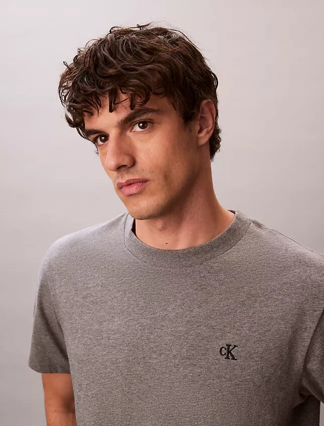 Embroidered Monogram Relaxed T-Shirt Embroidered Monogram Relaxed T-Shirt
