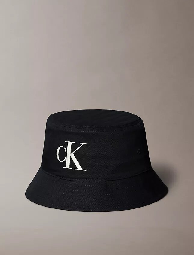 Embroidered Monogram Twill Bucket Hat Embroidered Monogram Twill Bucket Hat