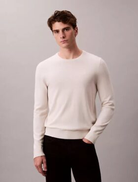 Extra Fine Merino Blend Crewneck Sweater