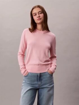 Extra Fine Merino Blend Crewneck Sweater Extra Fine Merino Blend Crewneck Sweater