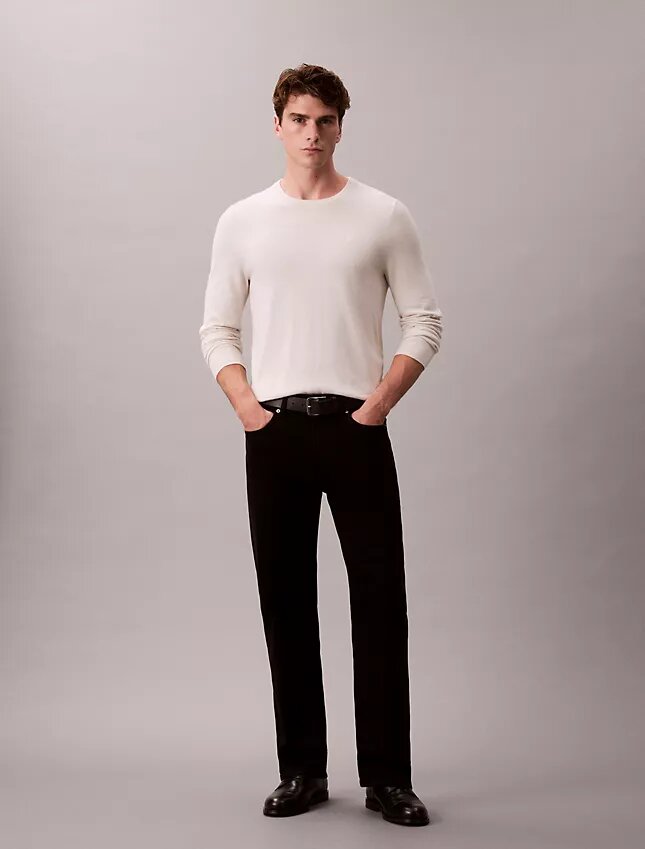Extra Fine Merino Blend Crewneck Sweater Extra Fine Merino Blend Crewneck Sweater