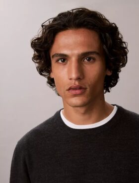 Extra Fine Merino Blend Crewneck Sweater
