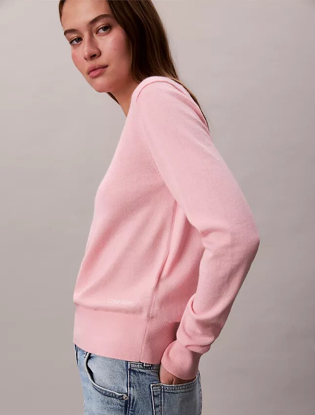 Extra Fine Merino Blend Crewneck Sweater Extra Fine Merino Blend Crewneck Sweater