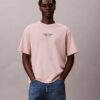 Faded Dye Logo Graphic Classic Crewneck T-Shirt