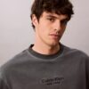 Faded Dye Logo Graphic Classic Crewneck T-Shirt