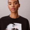 Faded Script Logo Graphic Boxy T-Shirt