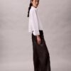 Faux Leather 5-Pocket Pants