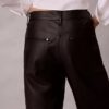 Faux Leather 5-Pocket Pants