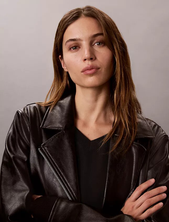 Faux Leather Moto Jacket Faux Leather Moto Jacket