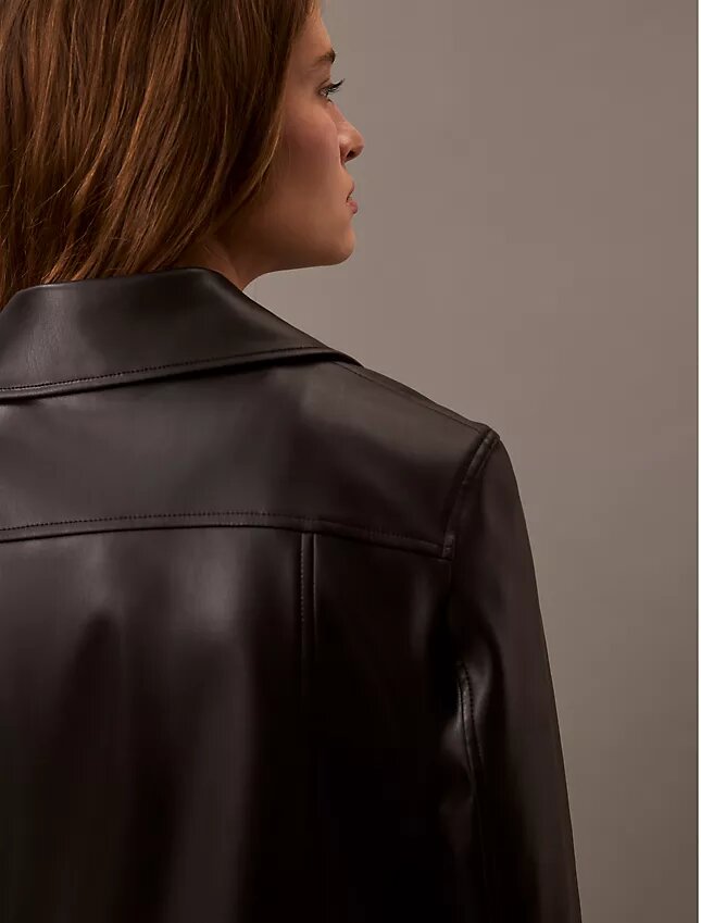 Faux Leather Moto Jacket Faux Leather Moto Jacket