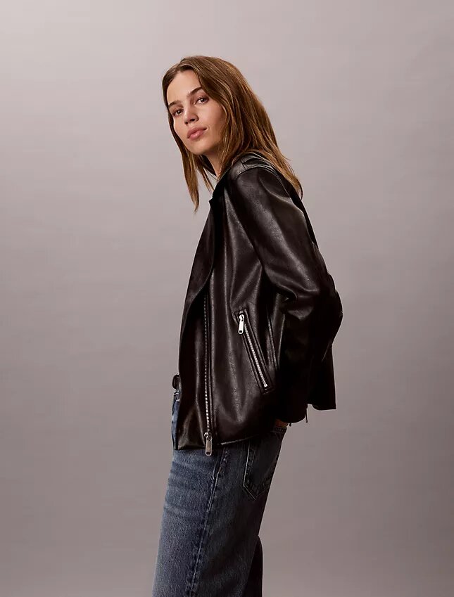 Faux Leather Moto Jacket Faux Leather Moto Jacket