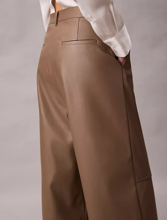 Faux Leather Relaxed Pants Faux Leather Relaxed Pants