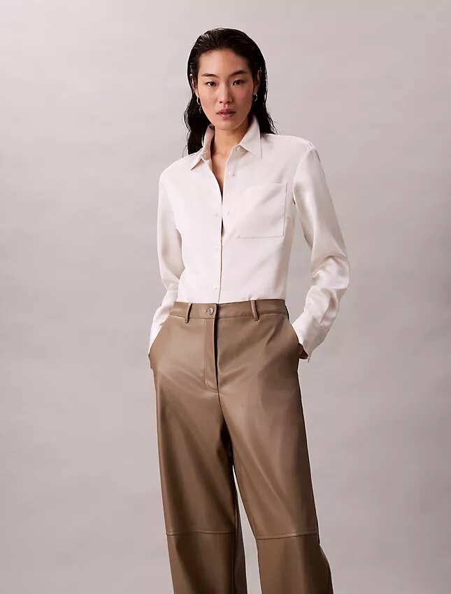 Faux Leather Relaxed Pants Faux Leather Relaxed Pants
