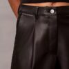 Faux Leather Shorts
