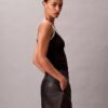 Faux Leather Shorts