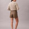 Faux Leather Shorts