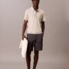 Fine Knit Lyocell Blend Polo Shirt