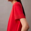 Fine Knit Mock Neck T-Shirt