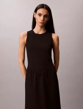 Flared Midi Dress