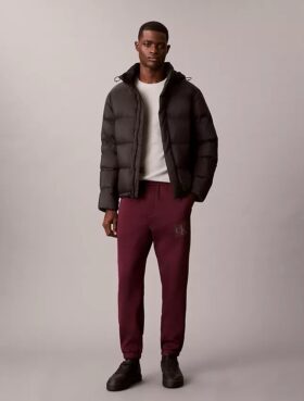Fleece Layered Monogram Graphic Sweatpants