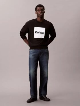 Fleece Logo Graphic Relaxed Sweatshirt