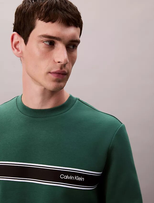 Fleece Stripe Classic Sweatshirt Fleece Stripe Classic Sweatshirt