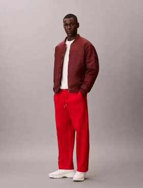 Fleece Velvet Monologo Sweatpants