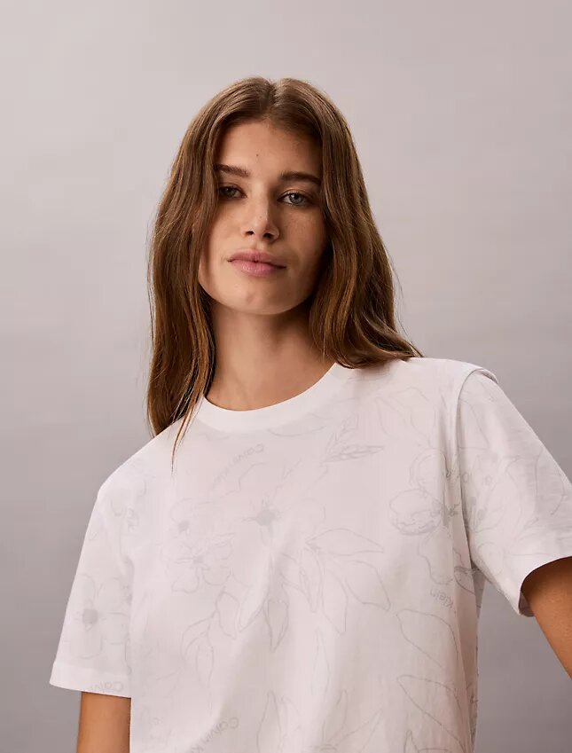 Floral Print Classic T-Shirt Floral Print Classic T-Shirt