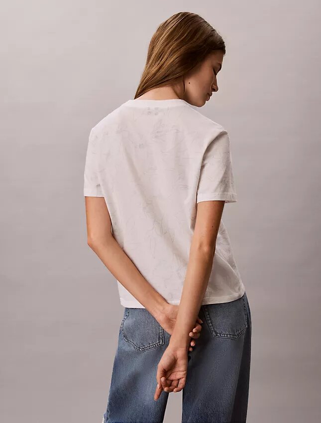 Floral Print Classic T-Shirt Floral Print Classic T-Shirt