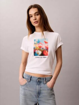 Flower Graphic Classic T-Shirt