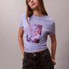 Flower Script Logo Graphic Classic T-Shirt Flower Script Logo Graphic Classic T-Shirt